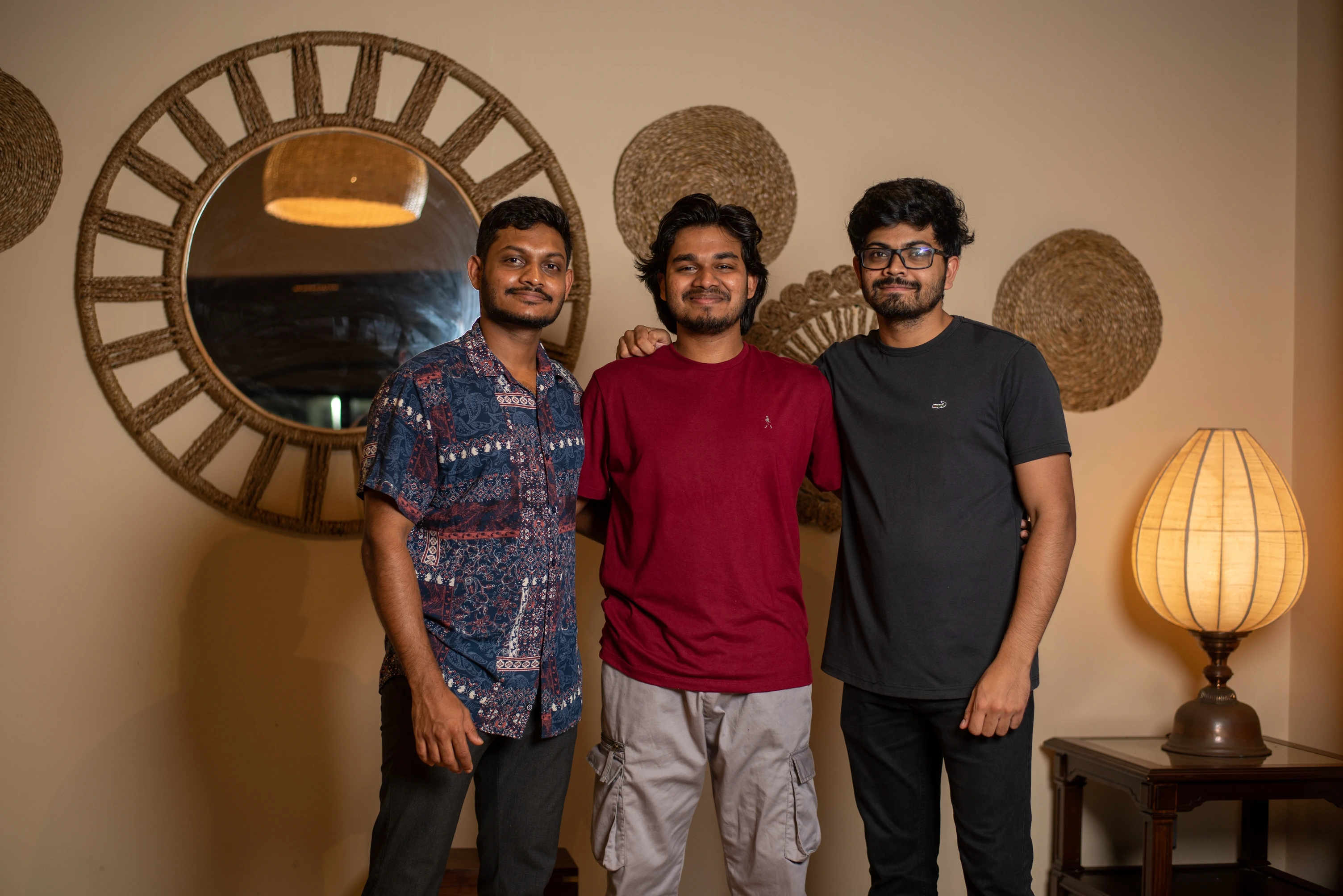 Three men